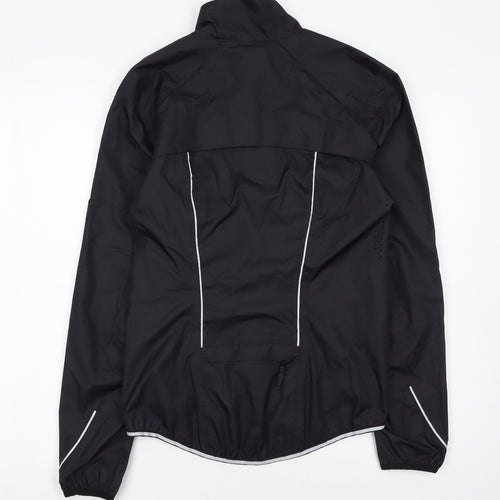 Decathlon Women's Black XS Windbreaker Waterproof Cycling Jacket