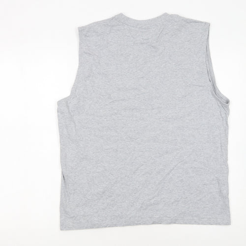 Gymshark Men's Grey XL Sleeveless Tank Top Athletic Fit