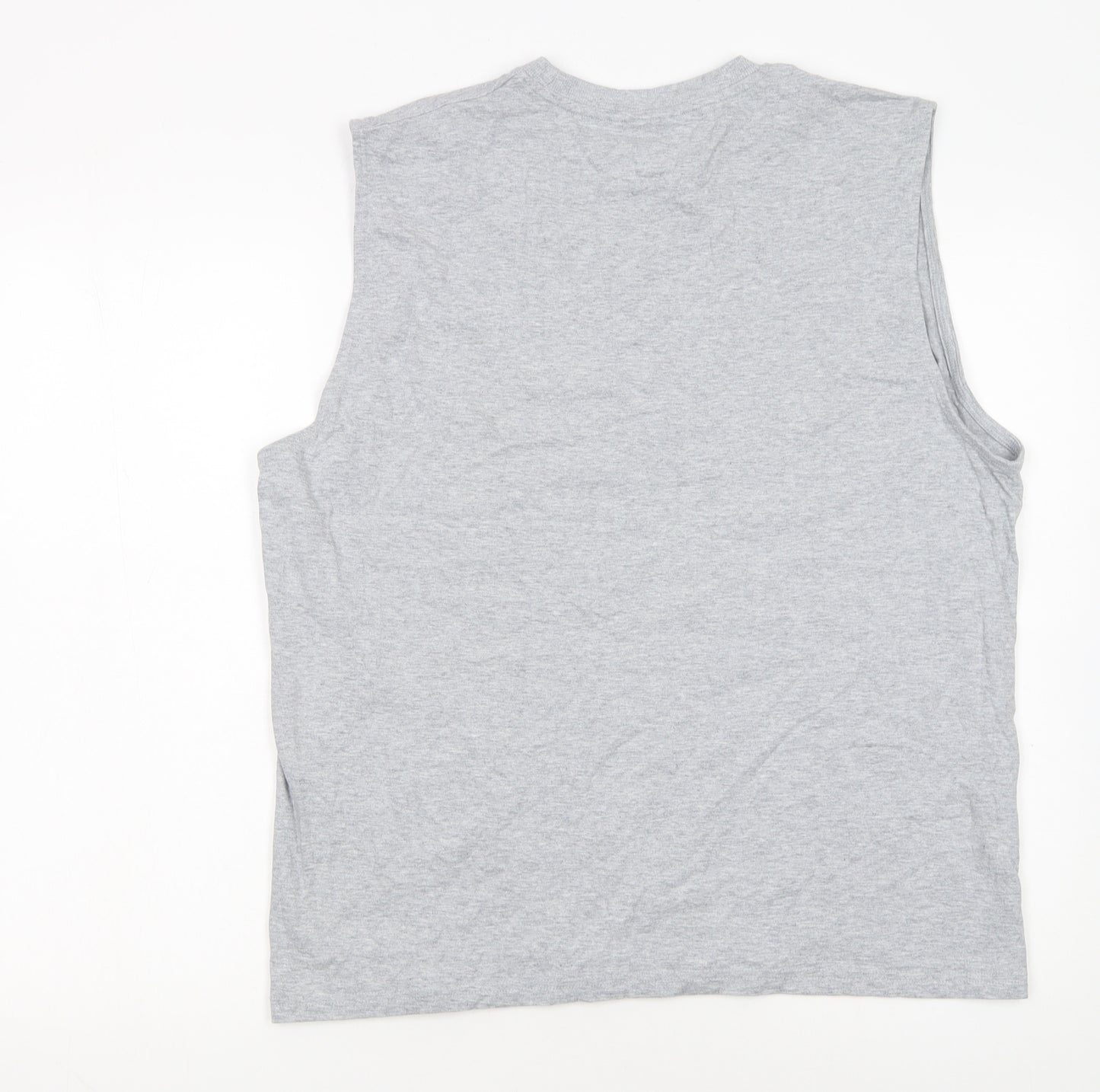 Gymshark Men's Grey XL Sleeveless Tank Top Athletic Fit