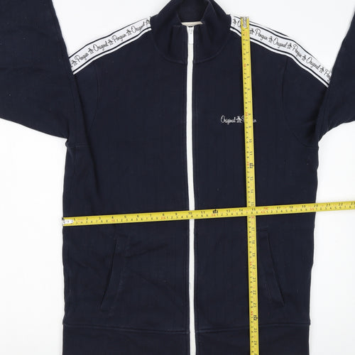 Original Penguin Men's Blue Full Zip Sweatshirt Size M