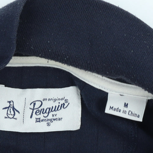 Original Penguin Men's Blue Full Zip Sweatshirt Size M