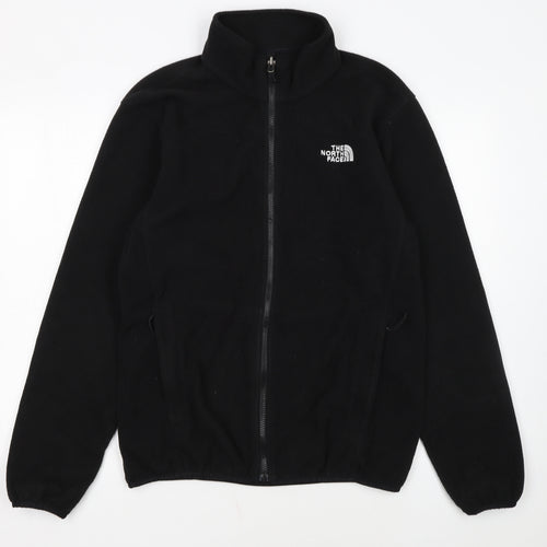 The North Face Mens Black Full Zip Fleece Jacket Size M
