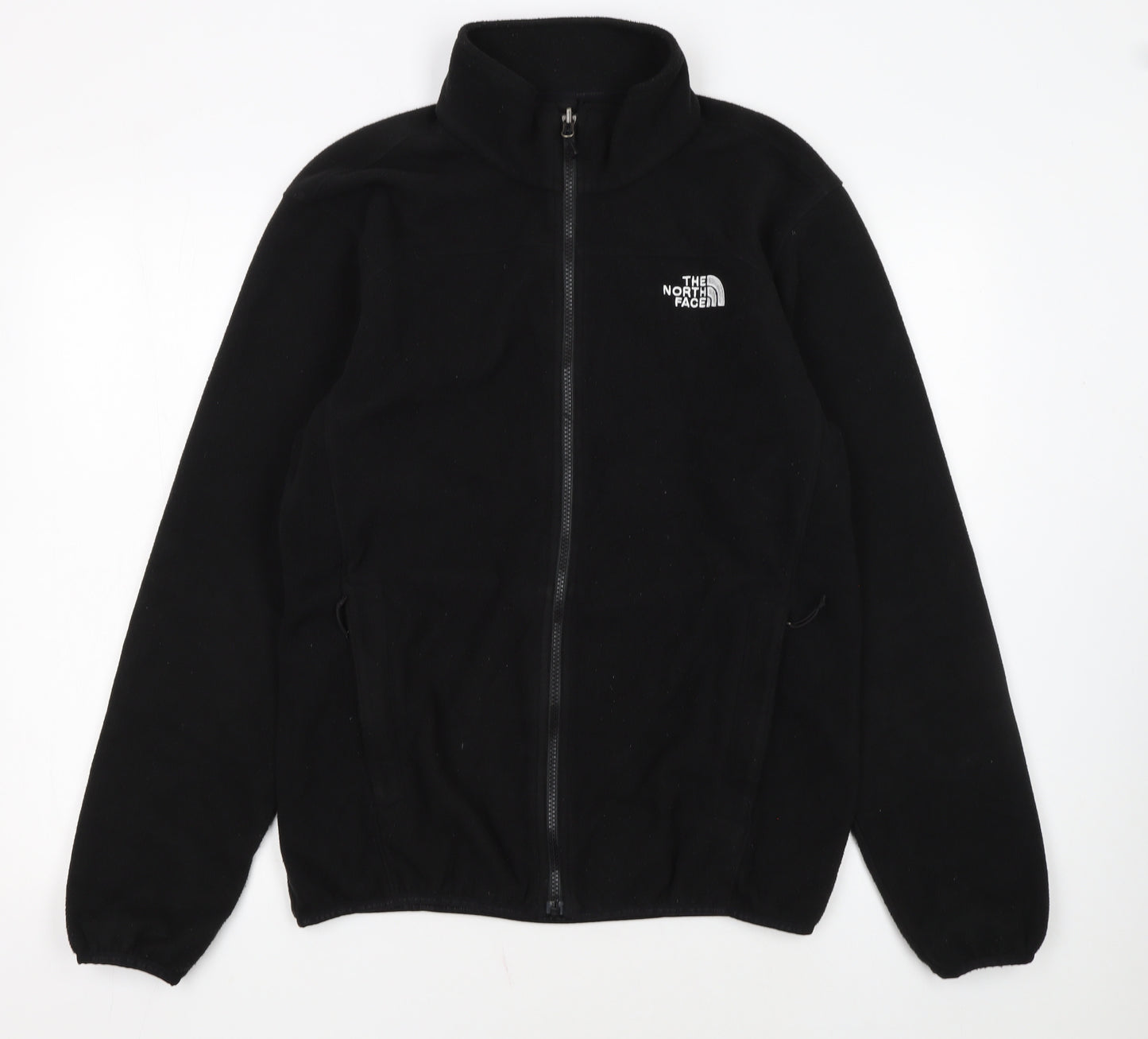 The North Face Mens Black Full Zip Fleece Jacket Size M