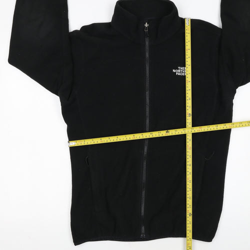 The North Face Mens Black Full Zip Fleece Jacket Size M