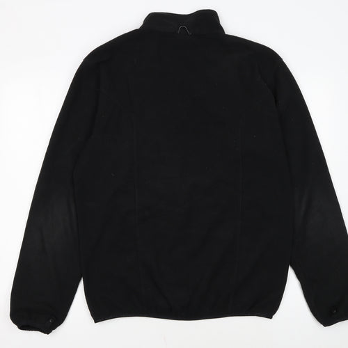 The North Face Mens Black Full Zip Fleece Jacket Size M