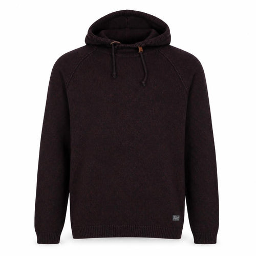 Jack & Jones Originals Men's Brown Knit Pullover Hoodie Size L