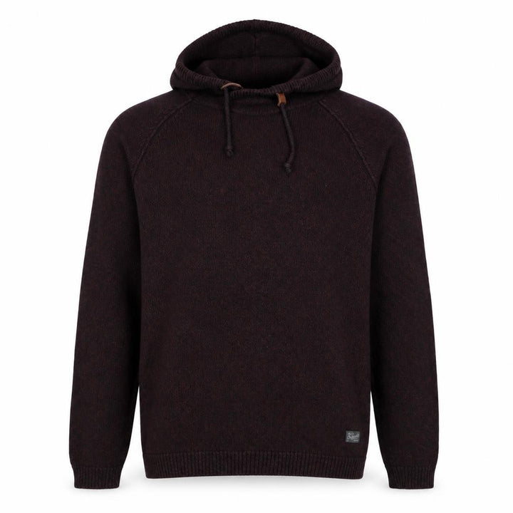 Jack & Jones Originals Men's Brown Knit Pullover Hoodie Size L