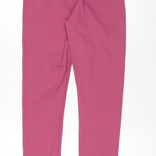 Kappa Women’s Pink Stretch Leggings S Mid Rise Sportswear