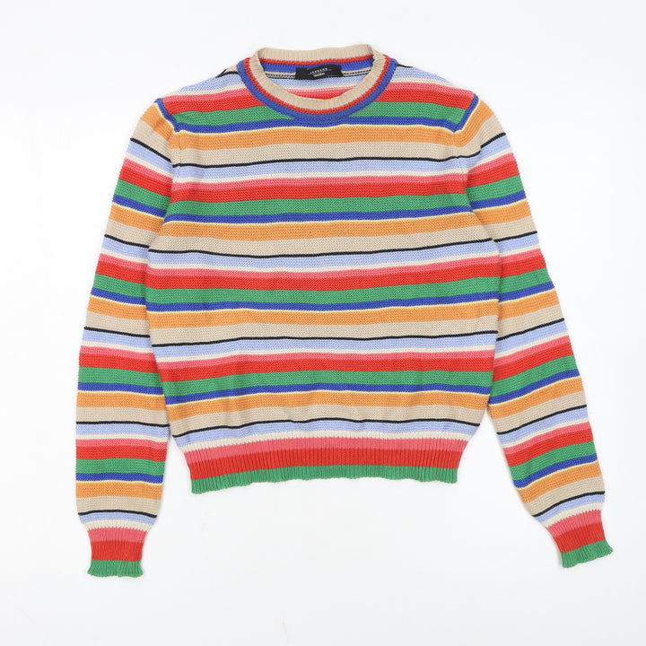 MaxMara Weekend Womens Multicoloured Cotton Stripe Jumper Size S