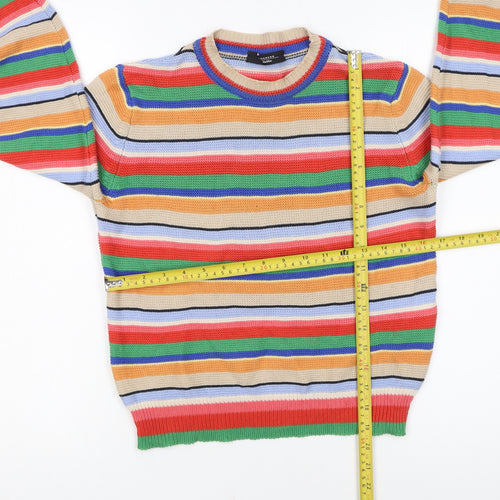 MaxMara Weekend Womens Multicoloured Cotton Stripe Jumper Size S