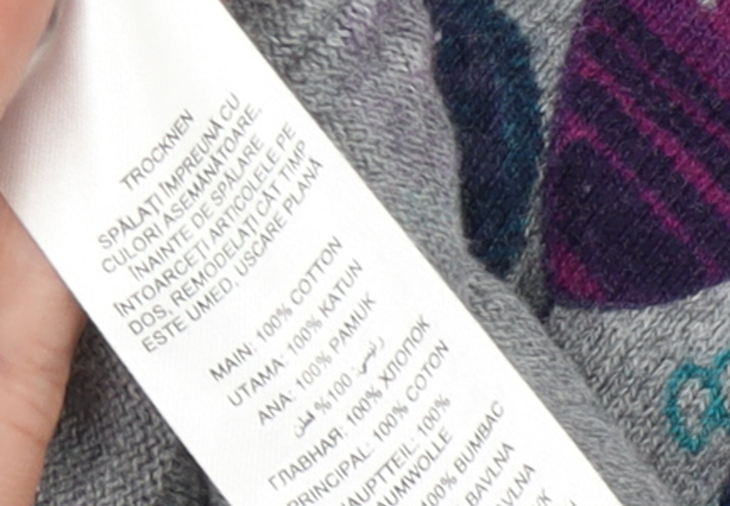 Mantaray Women’s Grey Floral Cotton Cardigan Size 8