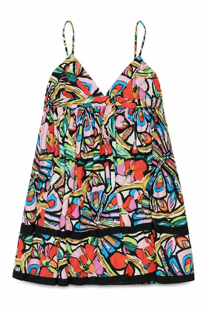 Club Z Collection Women’s Multicoloured Floral Cotton Slip Dress XL