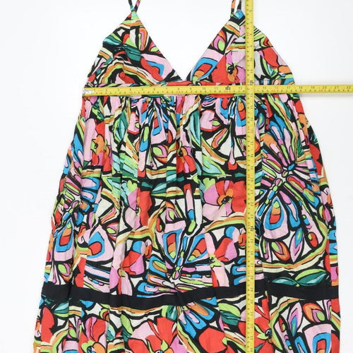 Club Z Collection Women’s Multicoloured Floral Cotton Slip Dress XL