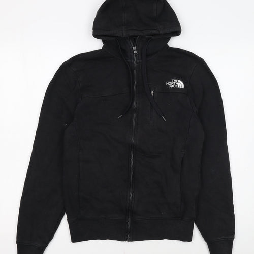 The North Face Men’s Black XS Full Zip Hoodie Cotton Fleece