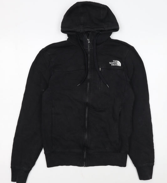 The North Face Men’s Black XS Full Zip Hoodie Cotton Fleece