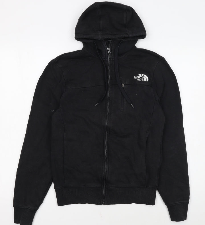 The North Face Men’s Black XS Full Zip Hoodie Cotton Fleece