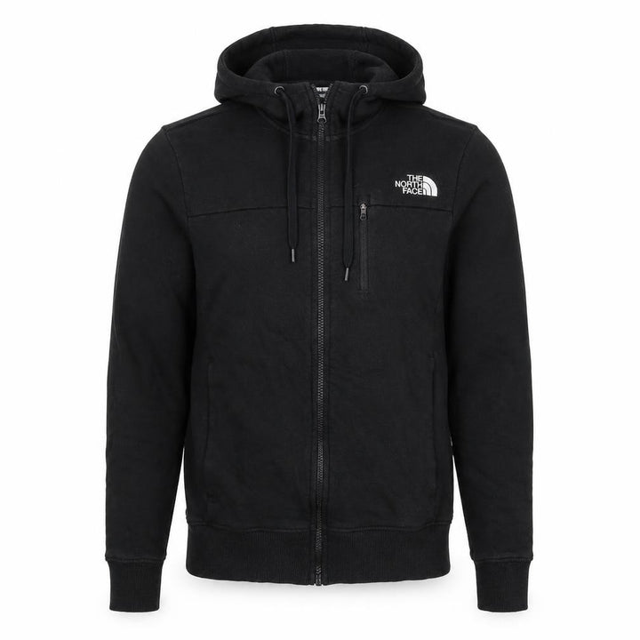 The North Face Men’s Black XS Full Zip Hoodie Cotton Fleece