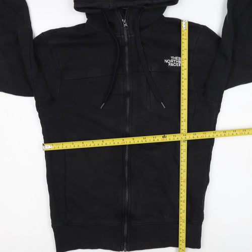 The North Face Men’s Black XS Full Zip Hoodie Cotton Fleece