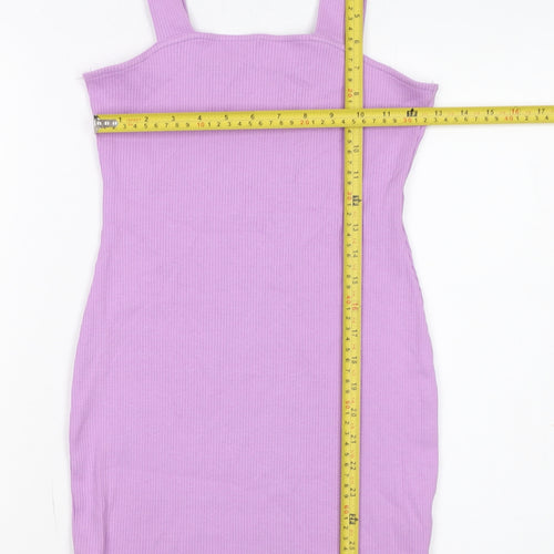 ASOS DESIGN Women’s Purple Bodycon Knit Dress Size 2