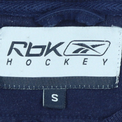 Reebok Men's Blue RBK Hockey Crew Neck Pullover Sweatshirt S