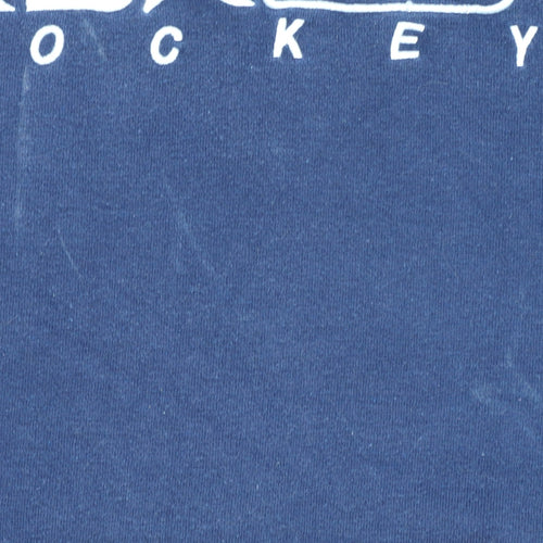 Reebok Men's Blue RBK Hockey Crew Neck Pullover Sweatshirt S