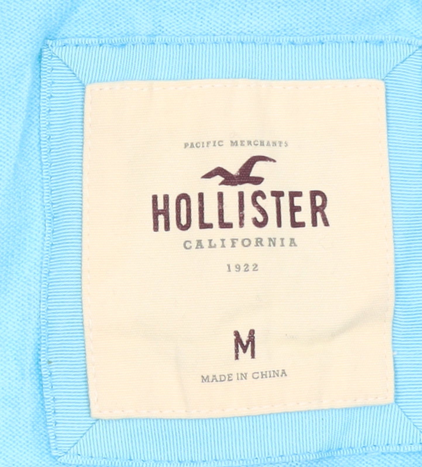 Hollister Women's Blue Cotton Blend Cardigan M V-Neck Knit