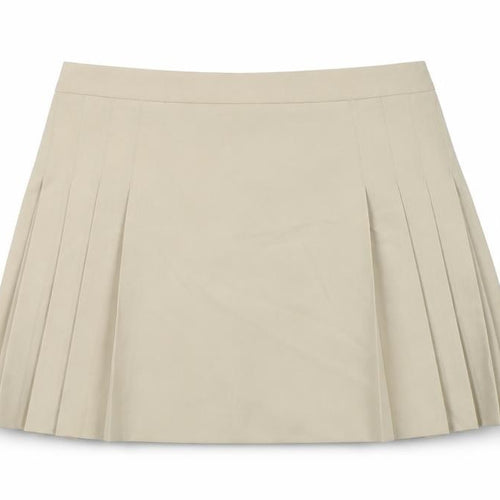 ASOS DESIGN Women’s Beige Pleated Short Skirt Size 16