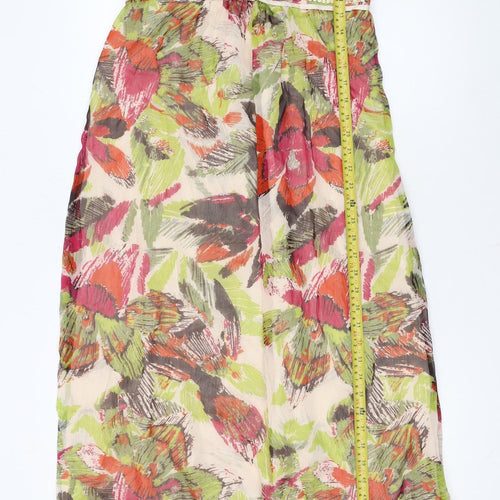 John Rocha Petite Multicoloured Floral Maxi Dress Size 12
