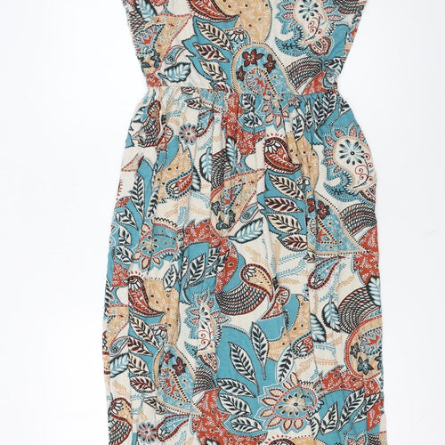 Roman Women’s Multicoloured Paisley Fit & Flare Dress Size 14
