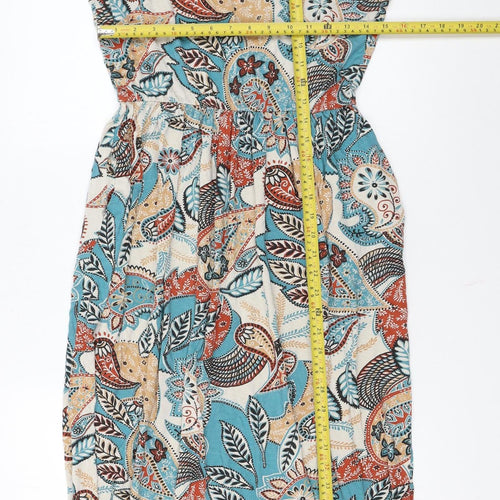 Roman Women’s Multicoloured Paisley Fit & Flare Dress Size 14