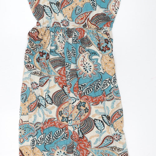Roman Women’s Multicoloured Paisley Fit & Flare Dress Size 14
