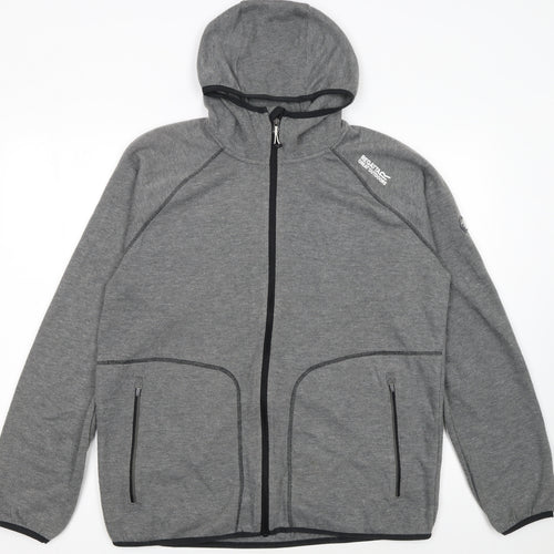 Regatta Men's Grey XL Full Zip Hoodie Outdoor Lightweight