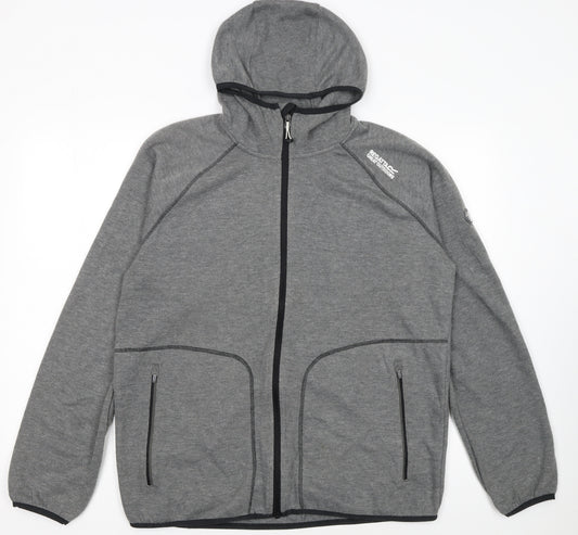 Regatta Men's Grey XL Full Zip Hoodie Outdoor Lightweight