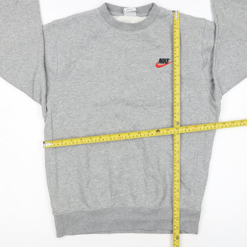 Nike Men’s Grey XS Pullover Crew Neck Fleece Sweatshirt