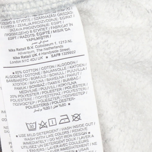 Nike Men’s Grey XS Pullover Crew Neck Fleece Sweatshirt
