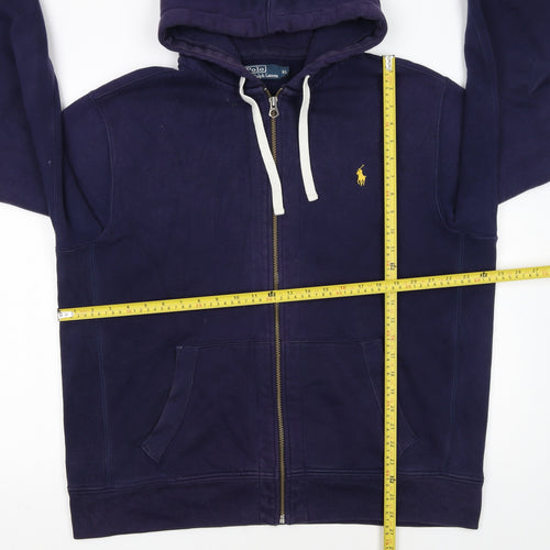 Polo Ralph Lauren Men's Blue Full Zip Hoodie XL Classic Fleece