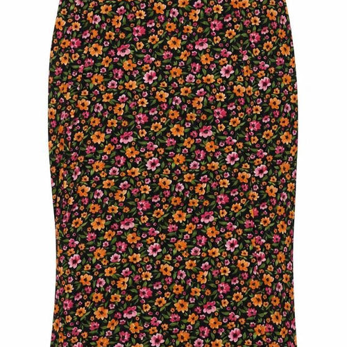 H&M Divided Women's Multicoloured Floral Midi Pencil Skirt Size S