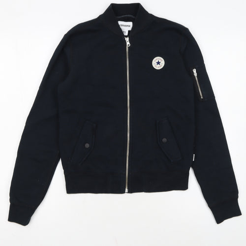 Converse Women’s Black XS Full Zip Sweatshirt Jacket
