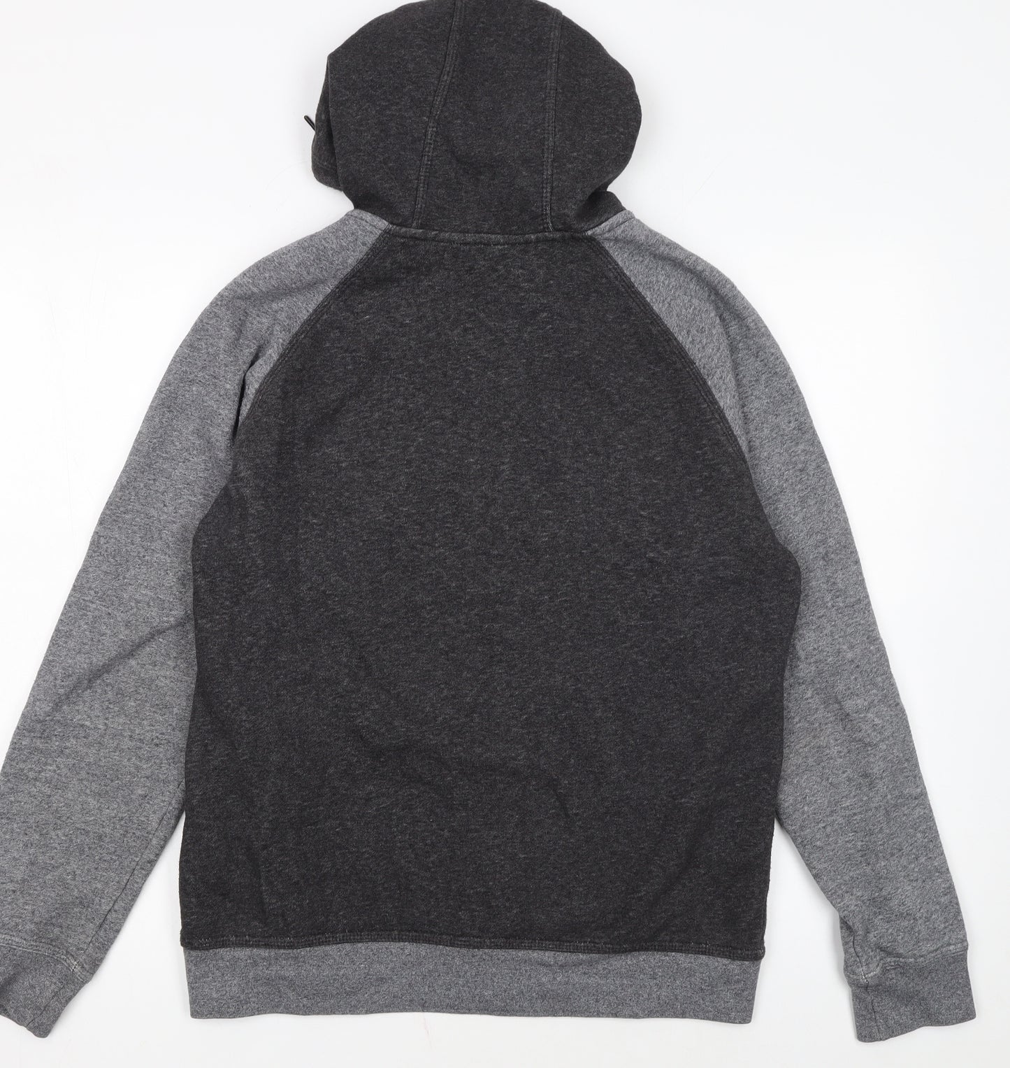 Hurley Men's Grey Full Zip Hoodie Size S Fleece Lined Sweatshirt