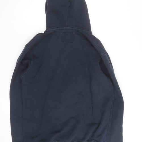 Go Ape Men’s Blue Pullover Hoodie Large Graphic Logo Adventure