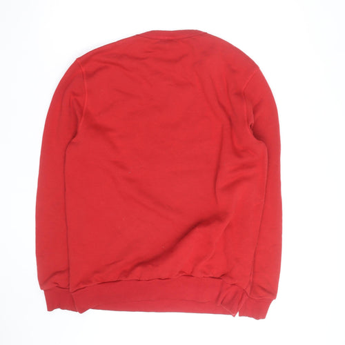 The Simpsons Men’s Red Homer Christmas Sweatshirt L Pullover