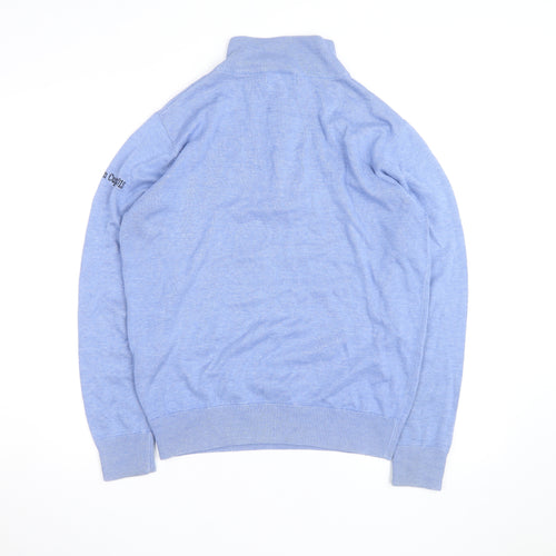 Calvin Klein Men’s Blue 1/4 Zip Golf Jumper Size S