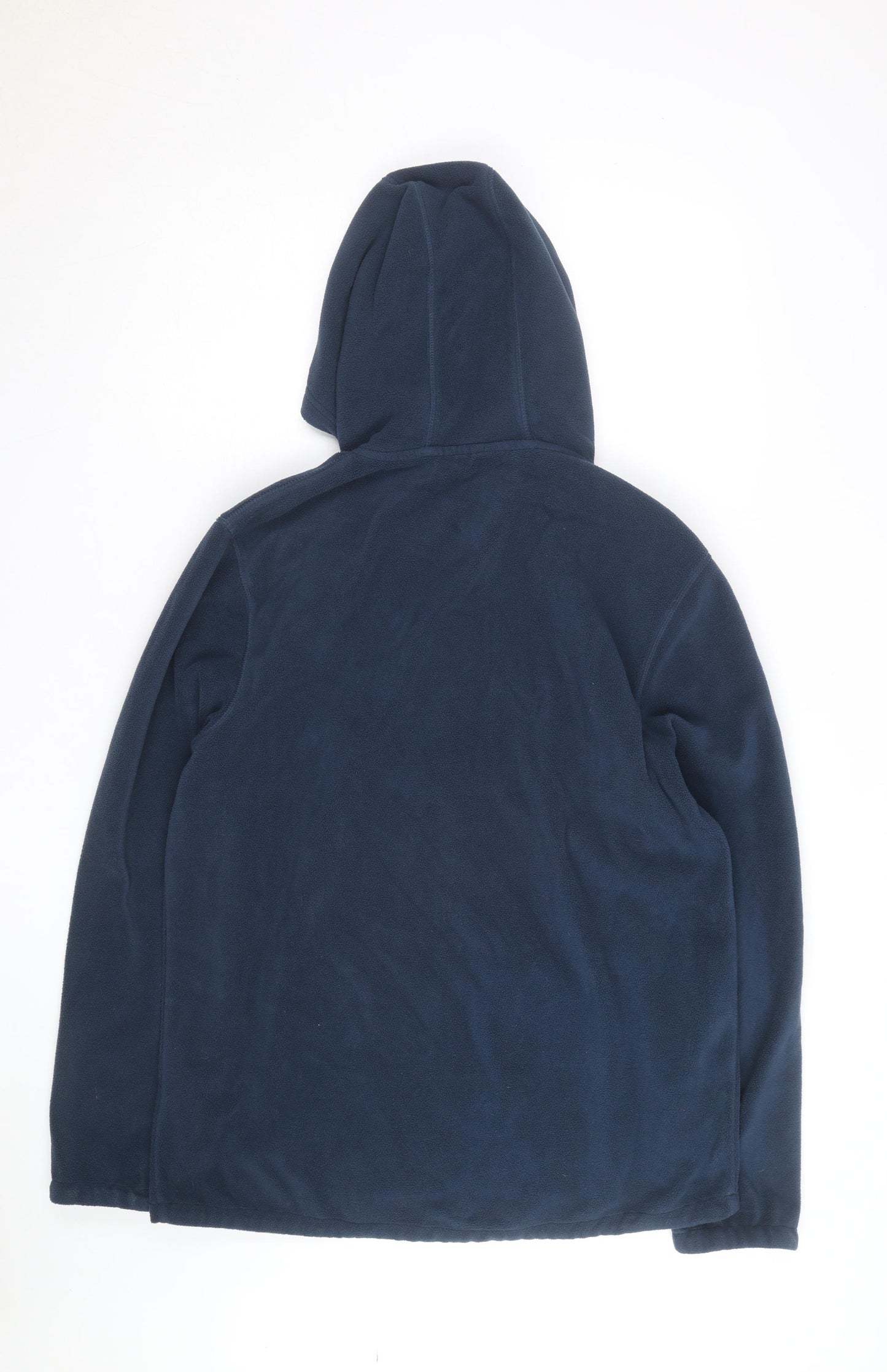 Weird Fish Men's Navy Fleece 1/2 Zip Hooded Pullover L