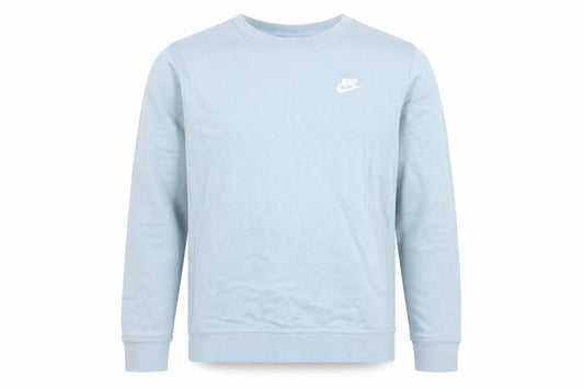 Front view of Nike Men's Blue XL Crew Neck Pullover Sweatshirt