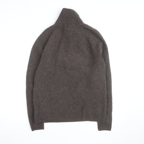 Gap Mens Brown Wool High Neck Pullover Jumper Size M