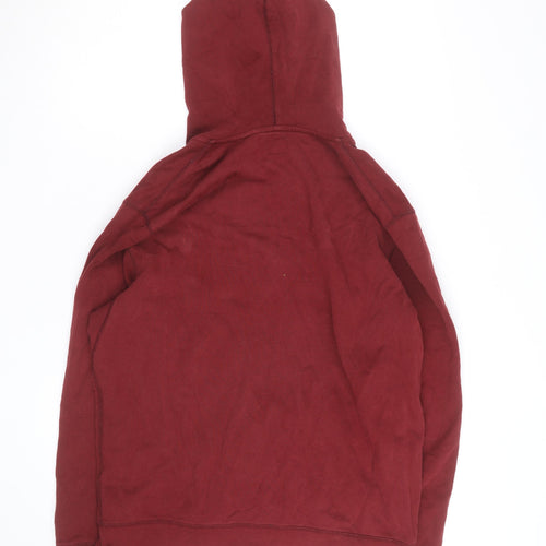 Levi's Men's Red Full Zip Hoodie Size L Cotton Fleece