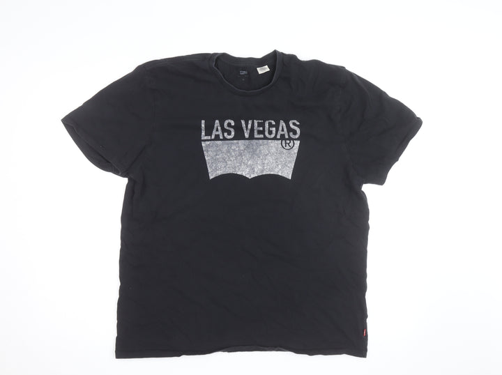 Levi's Men's Black Las Vegas Graphic T-Shirt XL