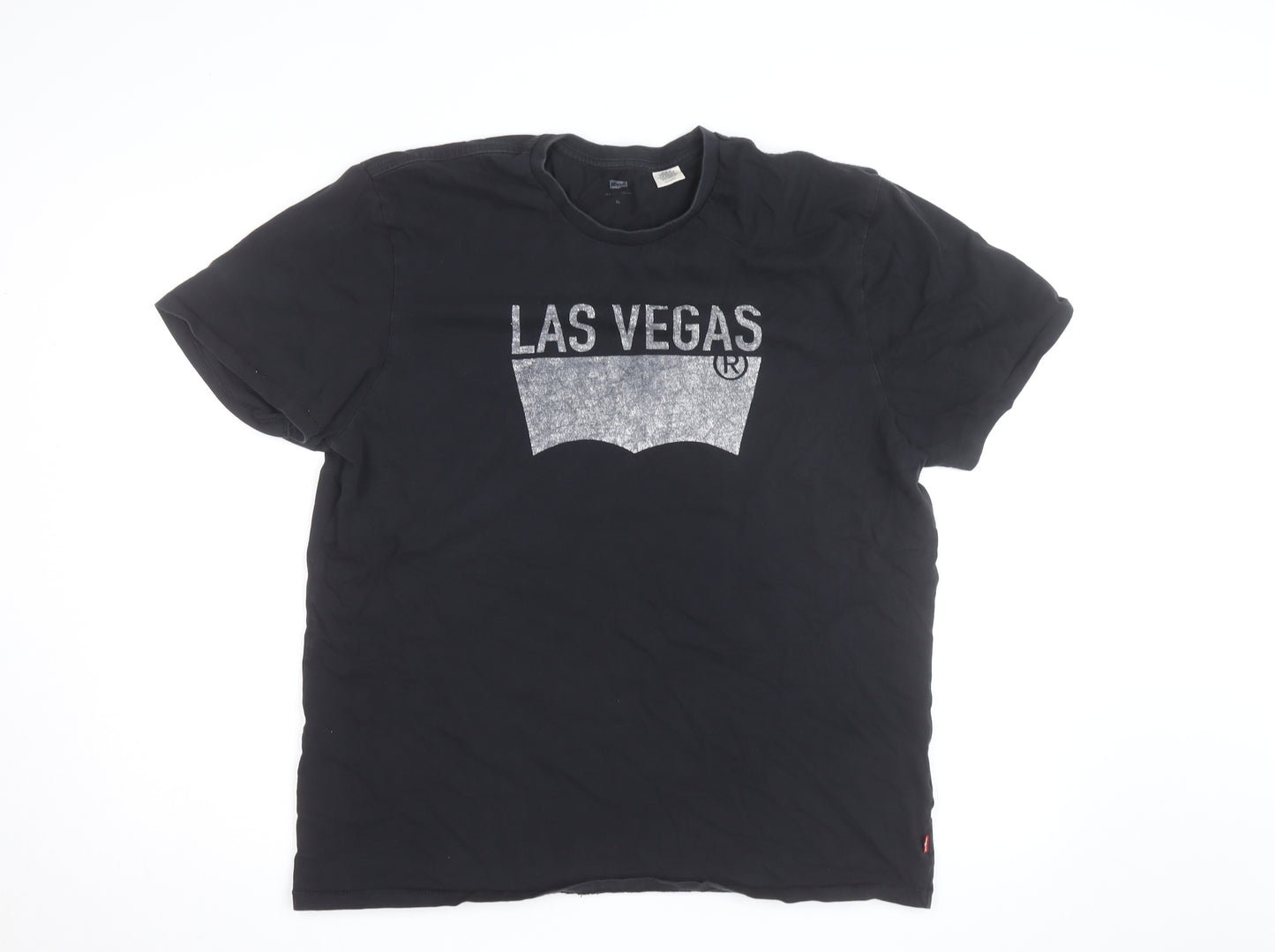 Levi's Men's Black Las Vegas Graphic T-Shirt XL