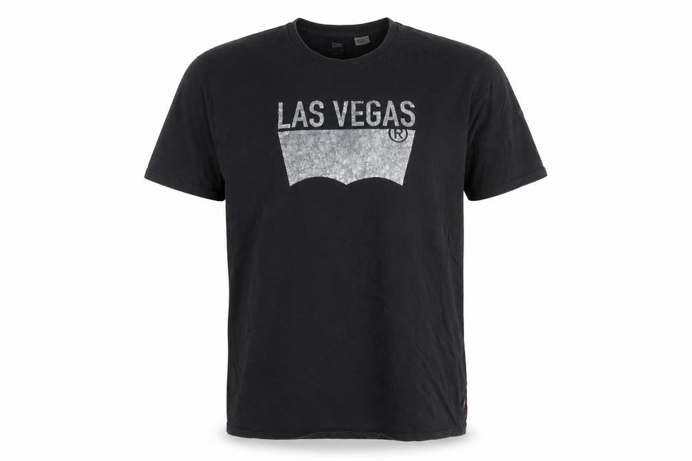 Levi's Men's Black Las Vegas Graphic T-Shirt XL