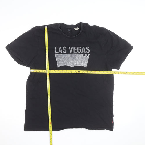 Levi's Men's Black Las Vegas Graphic T-Shirt XL
